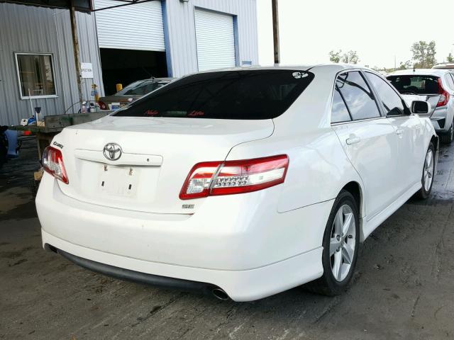 4T1BF3EK0AU514701 - 2010 TOYOTA CAMRY BASE WHITE photo 4