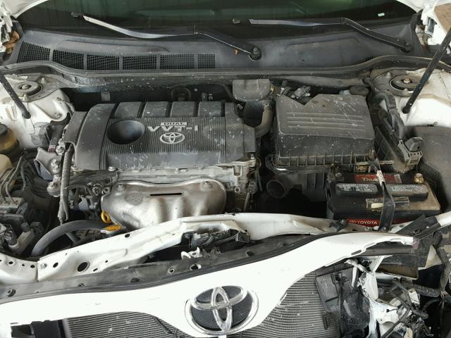 4T1BF3EK0AU514701 - 2010 TOYOTA CAMRY BASE WHITE photo 7