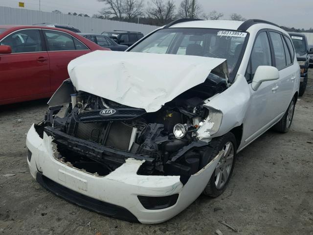 KNAFG526387159874 - 2008 KIA RONDO LX WHITE photo 2