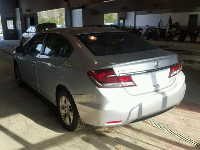 2HGFB2F5XEH547011 - 2014 HONDA CIVIC LX SILVER photo 3