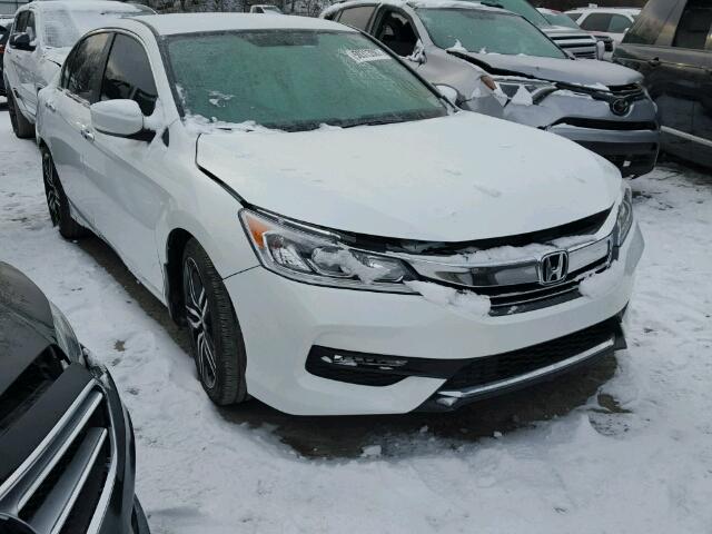 1HGCR2F50GA235103 - 2016 HONDA ACCORD SPO WHITE photo 1