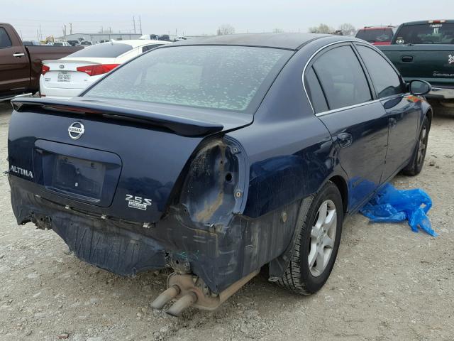 1N4AL11D26N415289 - 2006 NISSAN ALTIMA S BLUE photo 4