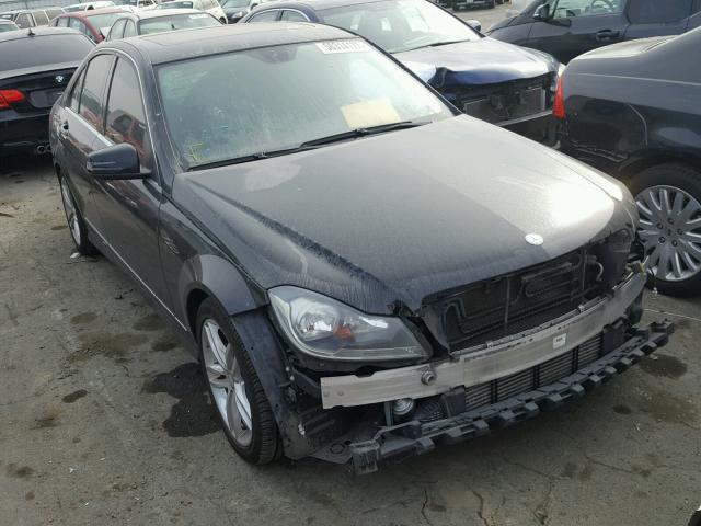 WDDGF4HB3DA751478 - 2013 MERCEDES-BENZ C 250 BLACK photo 1