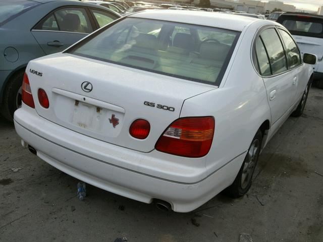 JT8BD68S1Y0107333 - 2000 LEXUS GS 300 WHITE photo 4