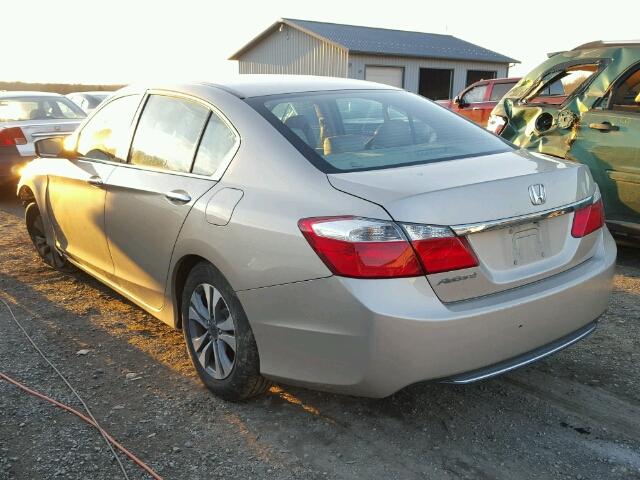 1HGCR2F32FA257178 - 2015 HONDA ACCORD LX GOLD photo 3