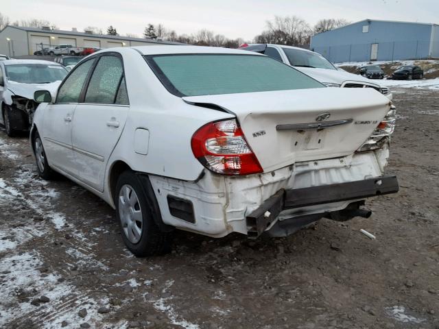 4T1BE32K33U130440 - 2003 TOYOTA CAMRY LE თეთრი ფოტო 3
