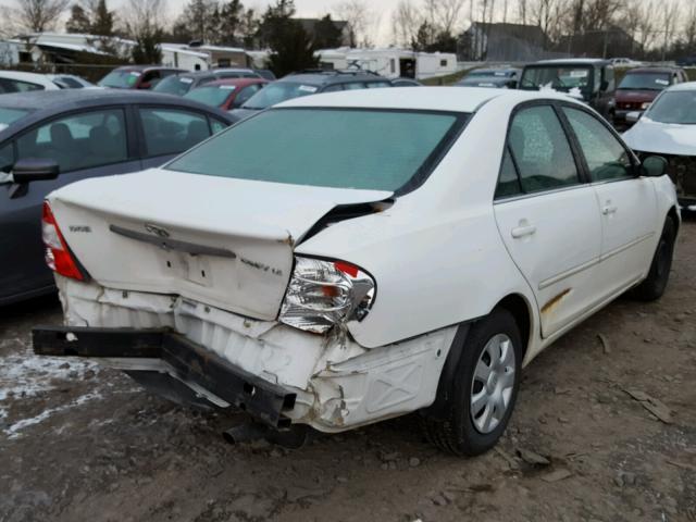 4T1BE32K33U130440 - 2003 TOYOTA CAMRY LE WHITE photo 4