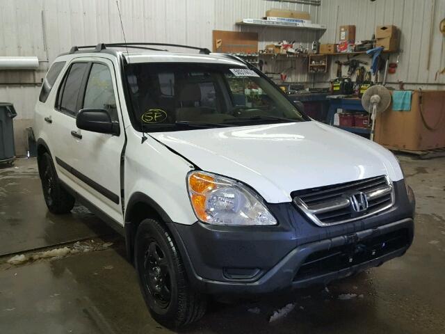 JHLRD78442C024365 - 2002 HONDA CR-V LX WHITE photo 1