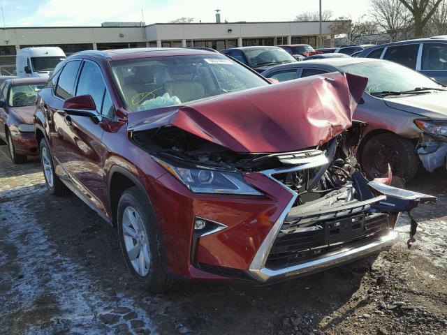 2T2BZMCA1GC016908 - 2016 LEXUS RX 350 RED photo 1