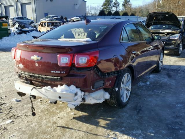1G11F5SLXFF158416 - 2015 CHEVROLET MALIBU LTZ წითელი ფოტო 4