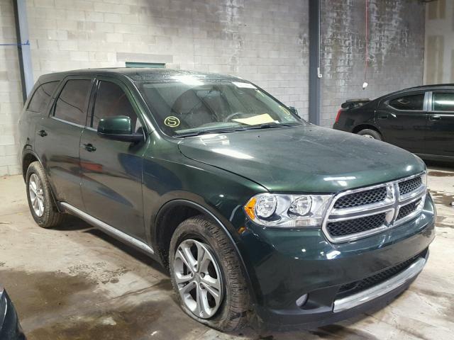 1D4RD2GG4BC711456 - 2011 DODGE DURANGO EX GREEN photo 1