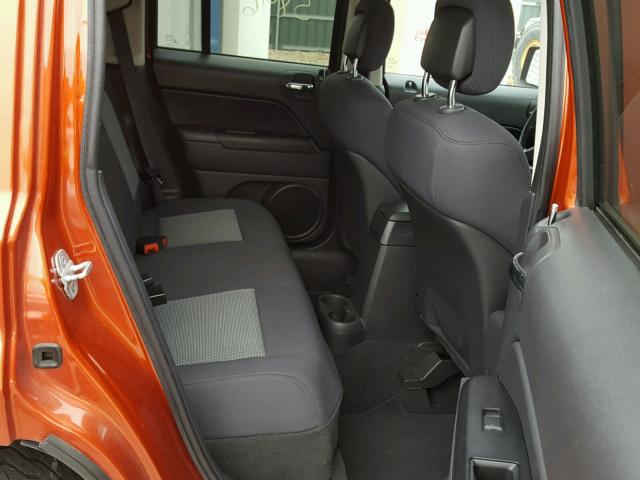 1J4NT1GA9AD625650 - 2010 JEEP PATRIOT SP ORANGE photo 6