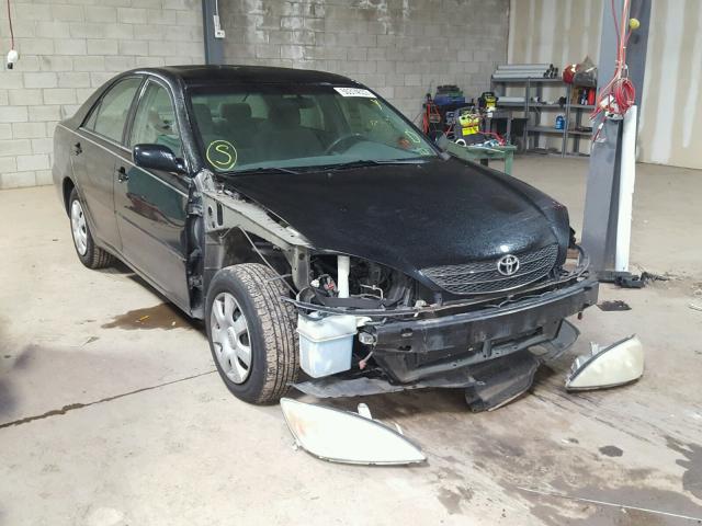 4T1BE32K04U370367 - 2004 TOYOTA CAMRY LE BLACK photo 1