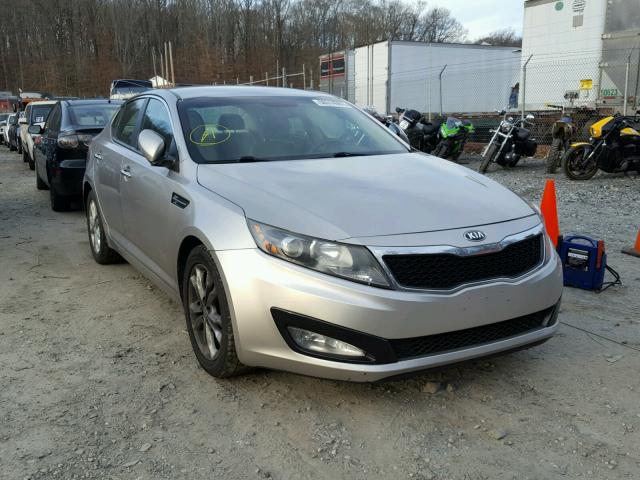 5XXGM4A75DG224407 - 2013 KIA OPTIMA LX GRAY photo 1