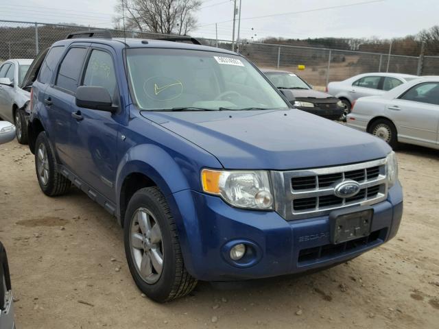 1FMCU93158KA95676 - 2008 FORD ESCAPE XLT BLUE photo 1