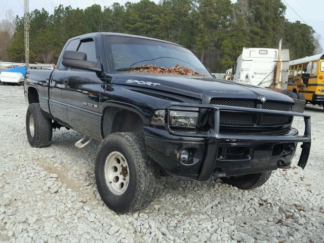 3B7HF13Z11G808162 - 2001 DODGE RAM 1500 BLACK photo 1