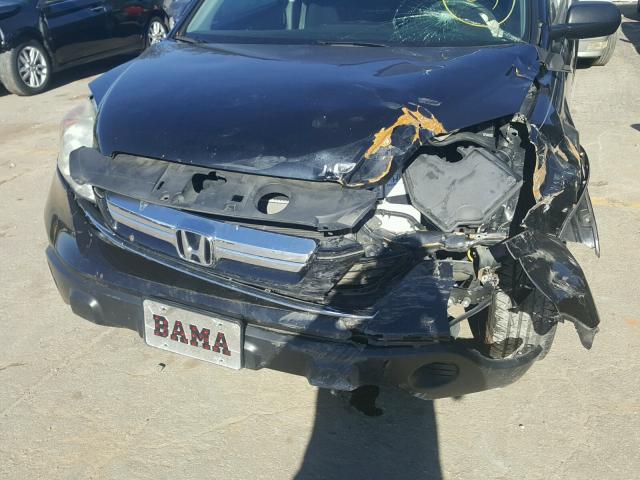 5J6RE38509L031409 - 2009 HONDA CR-V EX შავი ფოტო 9