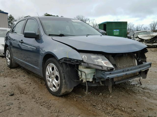 3FAHP0HA0BR257566 - 2011 FORD FUSION SE BLUE photo 1