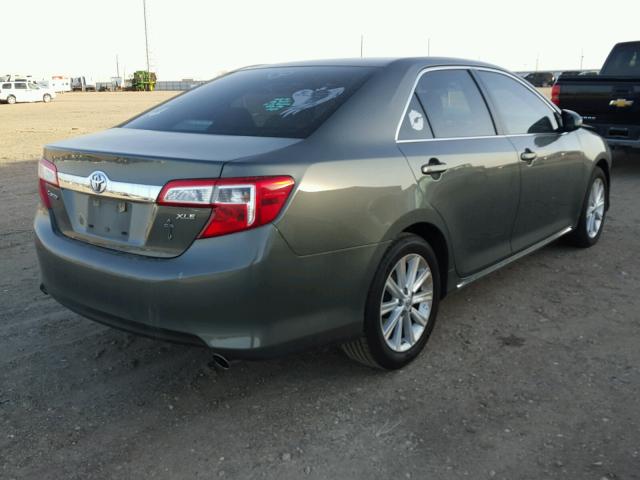 4T4BF1FKXER354440 - 2014 TOYOTA CAMRY L GREEN photo 4