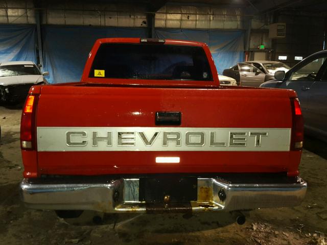 1GCDC14Z1RZ144673 - 1994 CHEVROLET GMT-400 C1 RED photo 6