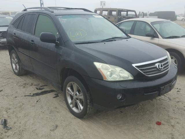 JTJHW31U460002165 - 2006 LEXUS RX 400H BLACK photo 1