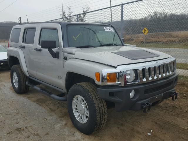 5GTDN13E078235650 - 2007 HUMMER H3 GRAY photo 1