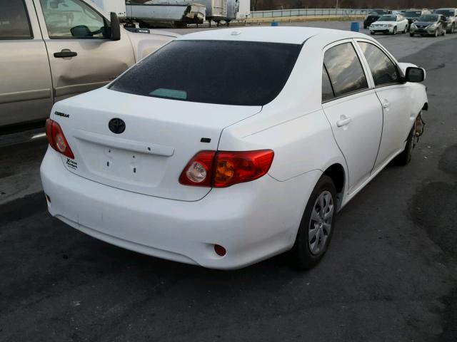 1NXBU40E79Z089311 - 2009 TOYOTA COROLLA BA WHITE photo 4