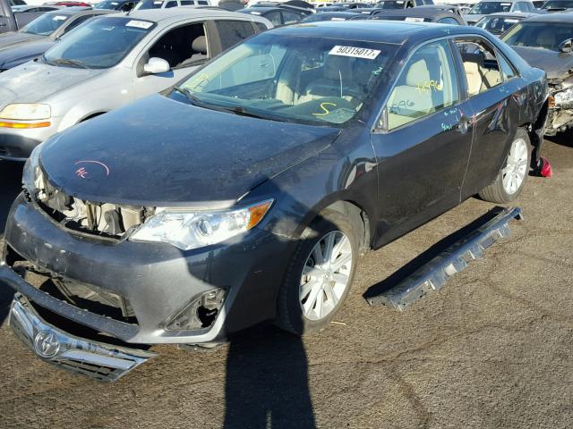 4T4BF1FK7DR326044 - 2013 TOYOTA CAMRY L GRAY photo 2