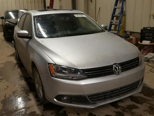 3VWDL7AJ2EM357643 - 2014 VOLKSWAGEN JETTA TDI SILVER photo 1