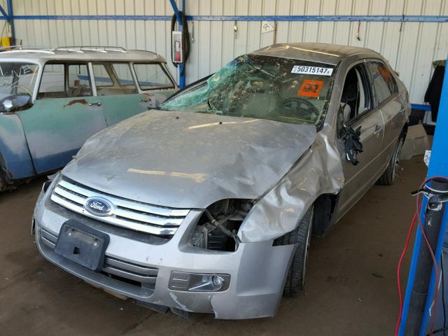 3FAHP08138R178854 - 2008 FORD FUSION SEL SILVER photo 2