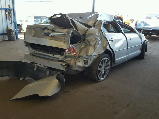 3FAHP08138R178854 - 2008 FORD FUSION SEL SILVER photo 4