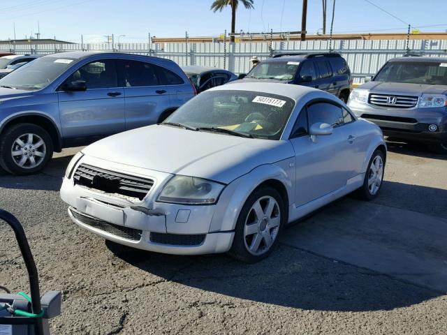 TRUUC28NXY1022894 - 2000 AUDI TT QUATTRO SILVER photo 2