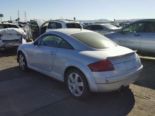 TRUUC28NXY1022894 - 2000 AUDI TT QUATTRO SILVER photo 3