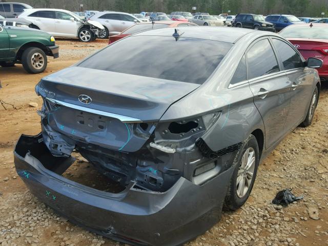 5NPEB4AC6CH495571 - 2012 HYUNDAI SONATA GLS SILVER photo 4