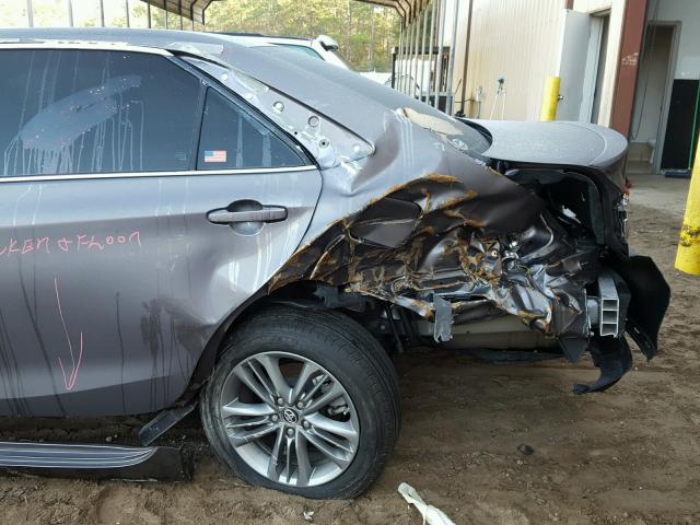 4T1BF1FKXGU186487 - 2016 TOYOTA CAMRY LE GRAY photo 9