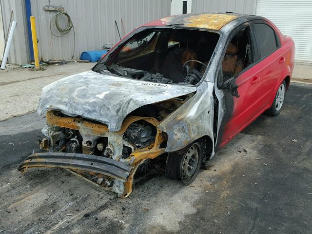 KL1TD56618B094391 - 2008 CHEVROLET AVEO BASE BURN photo 2