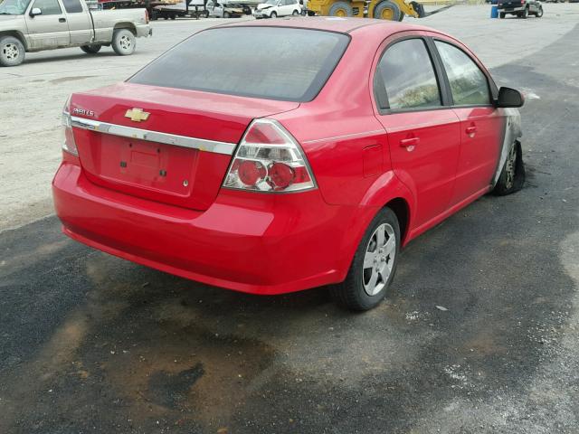 KL1TD56618B094391 - 2008 CHEVROLET AVEO BASE BURN photo 4