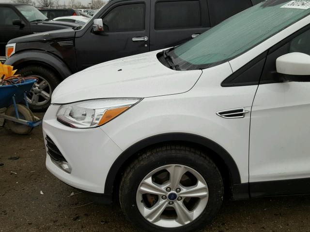 1FMCU0GX9DUA77609 - 2013 FORD ESCAPE SE WHITE photo 9