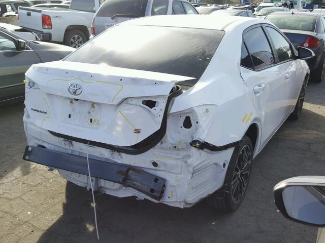 2T1BURHEXGC576664 - 2016 TOYOTA COROLLA L WHITE photo 4