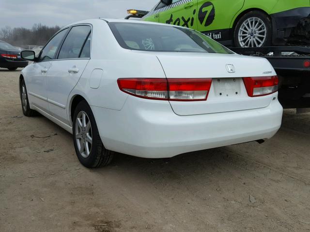 1HGCM66513A055466 - 2003 HONDA ACCORD EX WHITE photo 3