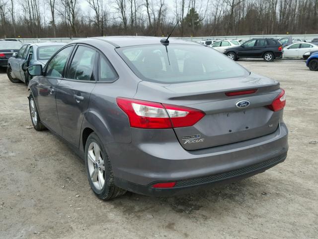 1FADP3F24EL154035 - 2014 FORD FOCUS SE GRAY photo 3