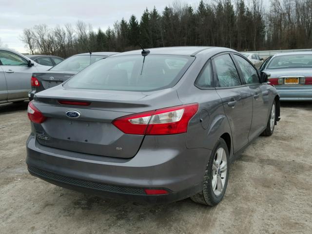 1FADP3F24EL154035 - 2014 FORD FOCUS SE GRAY photo 4