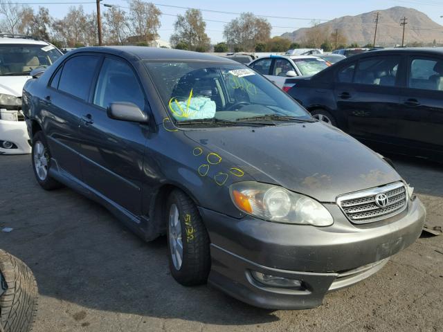 1NXBR32E45Z354334 - 2005 TOYOTA COROLLA CE GRAY photo 1