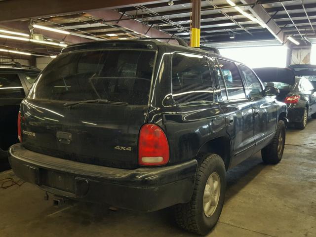 1B4HS28Z2YF269067 - 2000 DODGE DURANGO BLACK photo 4