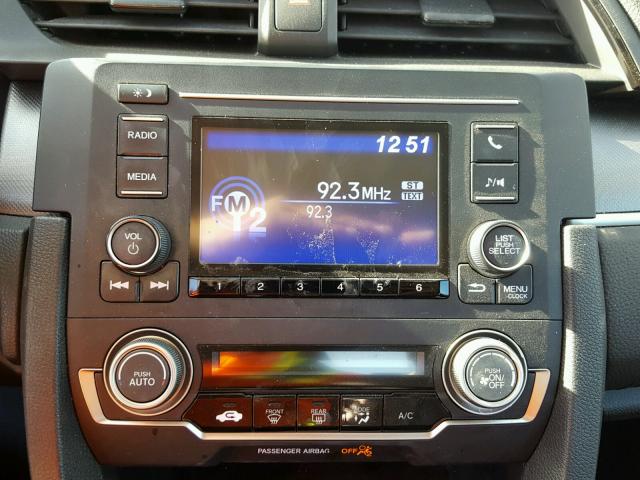 2HGFC2F5XGH512324 - 2016 HONDA CIVIC LX BLACK photo 9