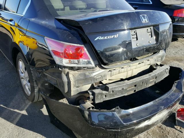 1HGCP36868A065224 - 2008 HONDA ACCORD EXL BLACK photo 9