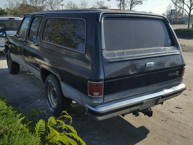 1G5GC26W1GF504150 - 1986 GMC SUBURBAN C BLACK photo 3