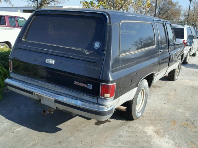 1G5GC26W1GF504150 - 1986 GMC SUBURBAN C BLACK photo 4