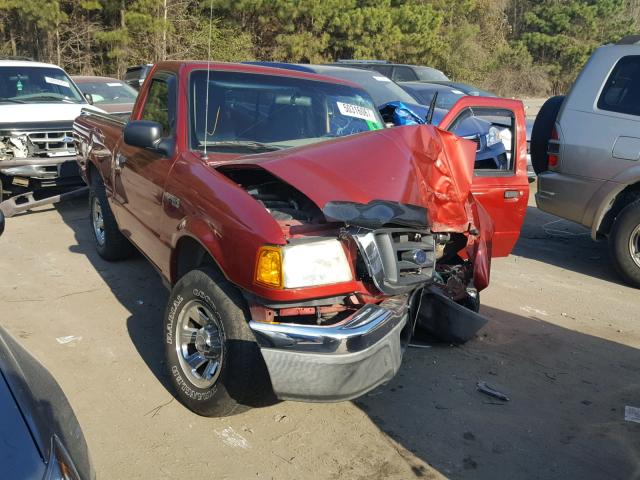 1FTYR10U44PA21917 - 2004 FORD RANGER RED photo 1