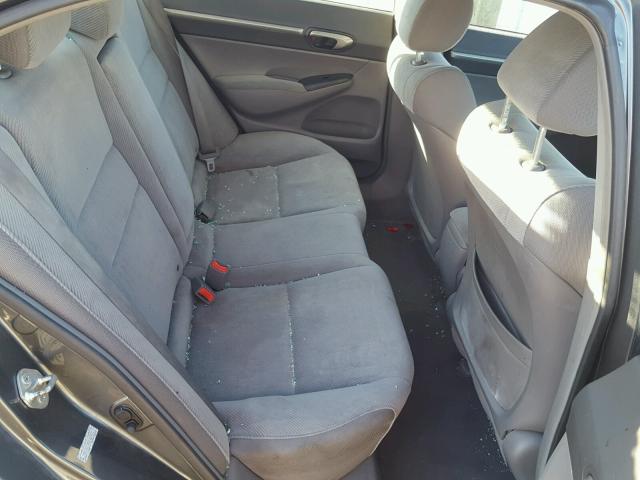 19XFA1F84BE009837 - 2011 HONDA CIVIC EX ნაცრისფერი ფოტო 6